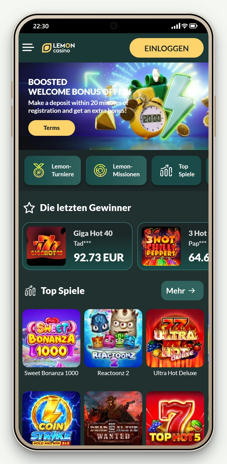 zimpler casino auszahlung: Lemon Casino mobil