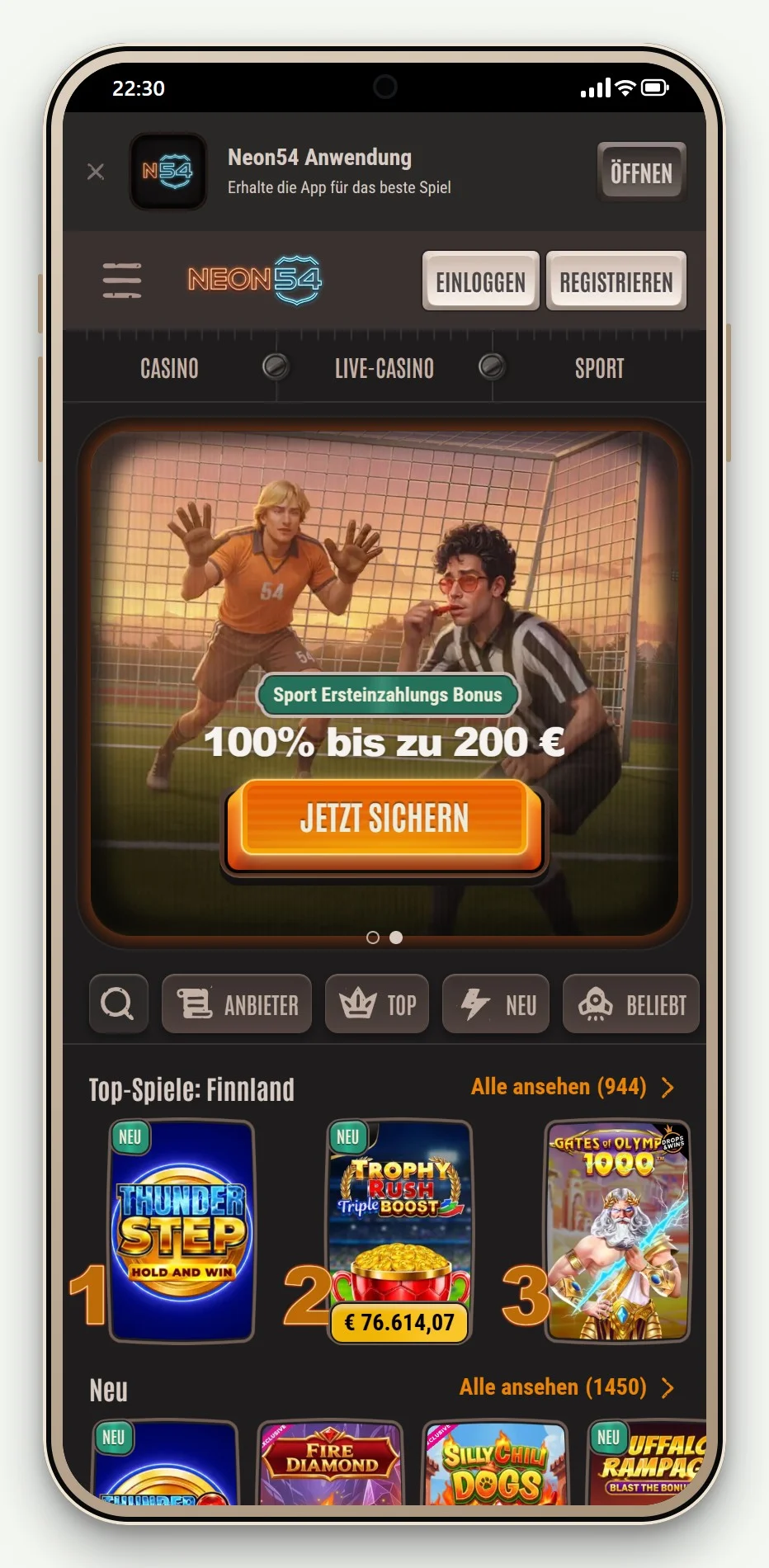 online casino österreich zimpler: Neon54 mobil