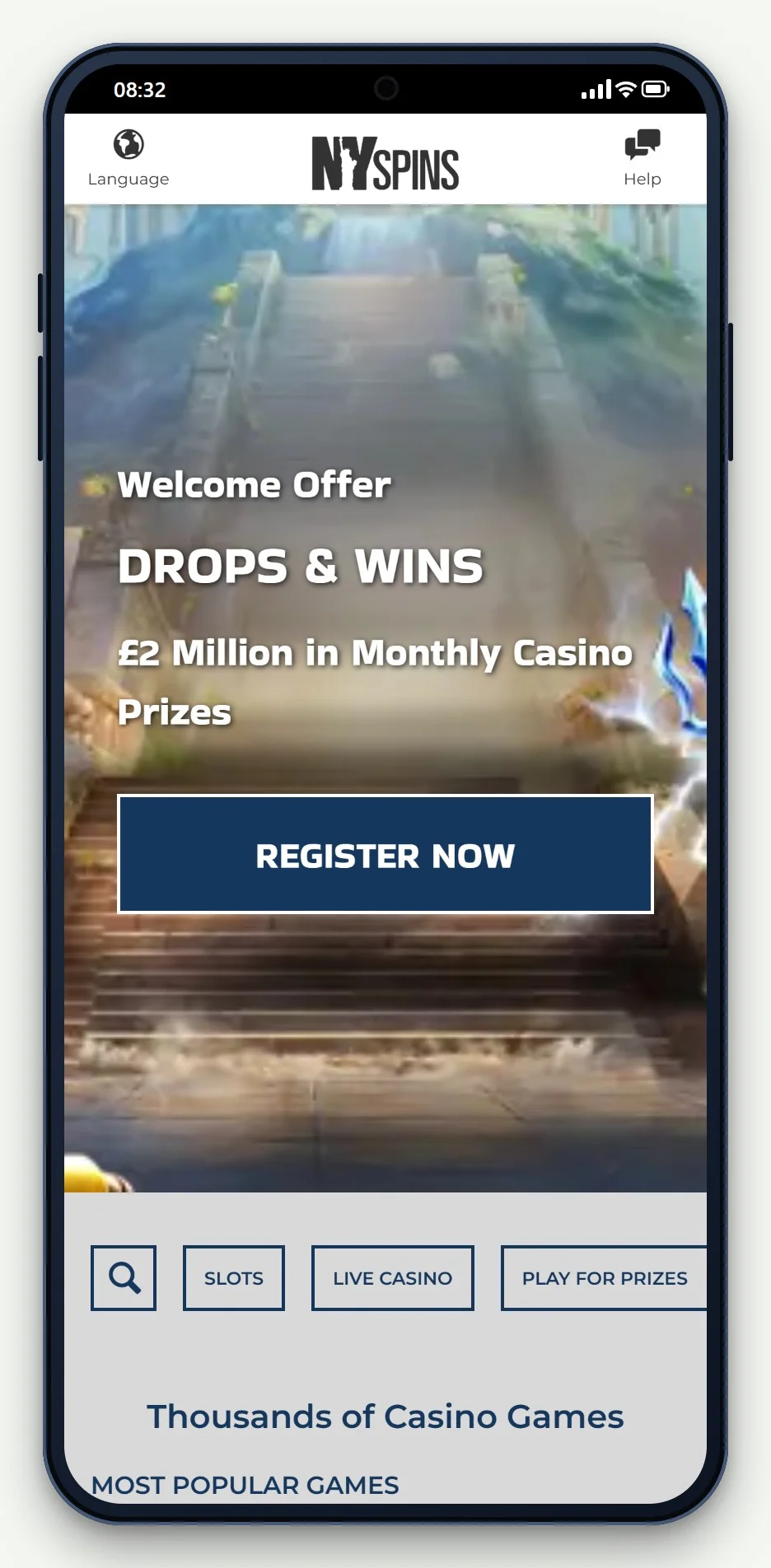casino sites with zimpler: NYspins mobile lobby